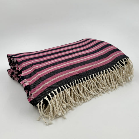 Colorful Picnic Throw Blankets 58" X 70" +3.5" Twisted Tassels